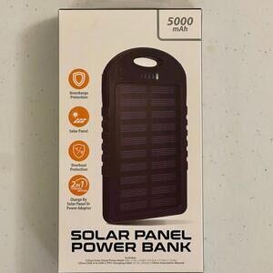 NIB - 5000mAh Solar Power Bank
